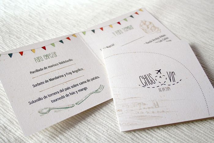 Menús boda