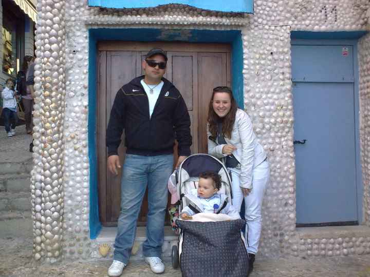 en peñiscola con mis niños!