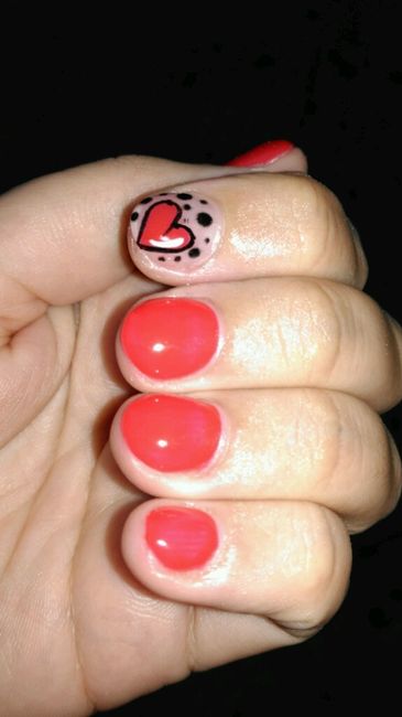 Uñas con corazones! - 1