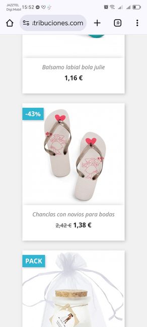 Para los detalles de nuestro Dia💍 2