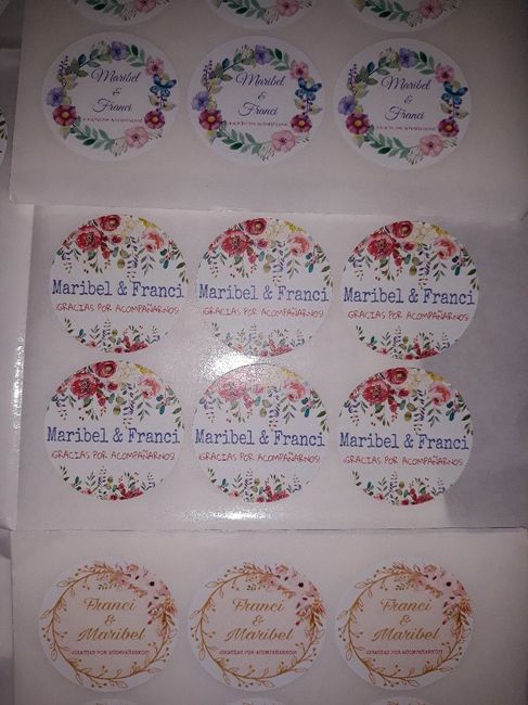 Pegatinas para regalos - 2