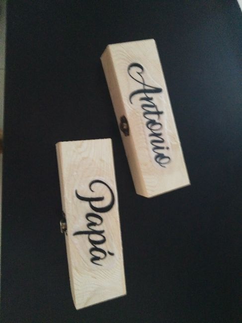Cajitas para bolis de testigos - 2