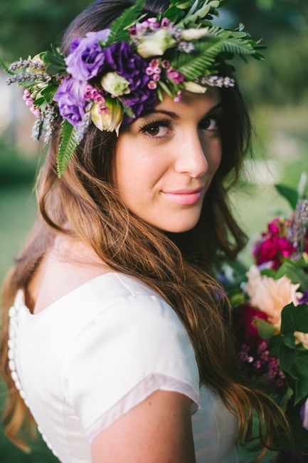 Corona de flores