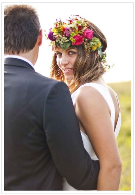 Corona de flores