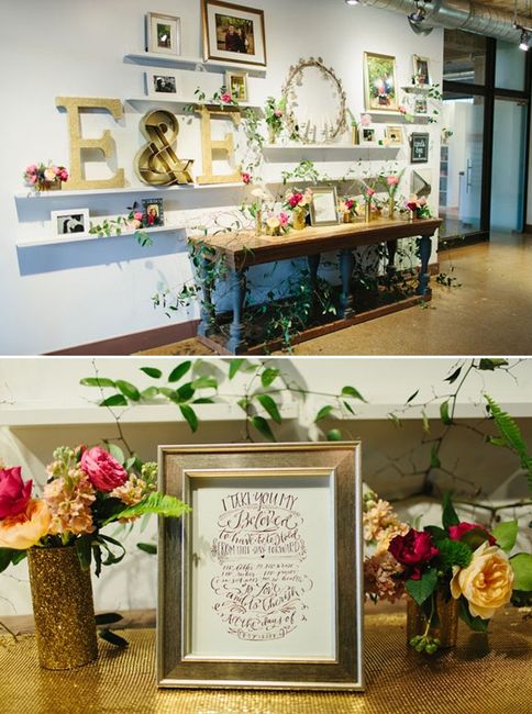 Decoración dorada