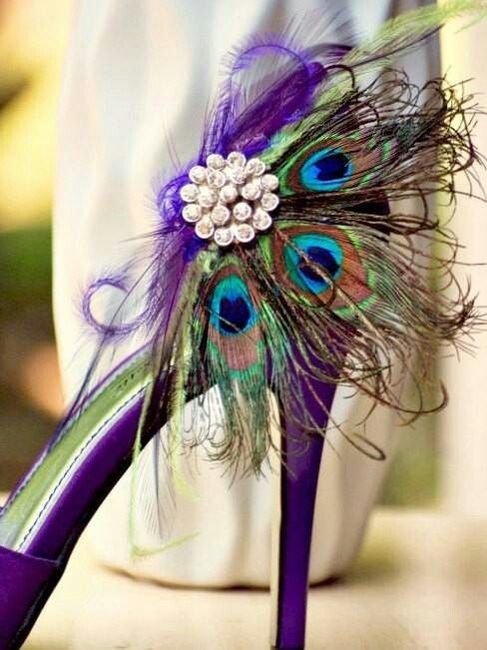Zapatos pavo real