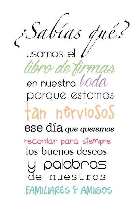Libro de firmas