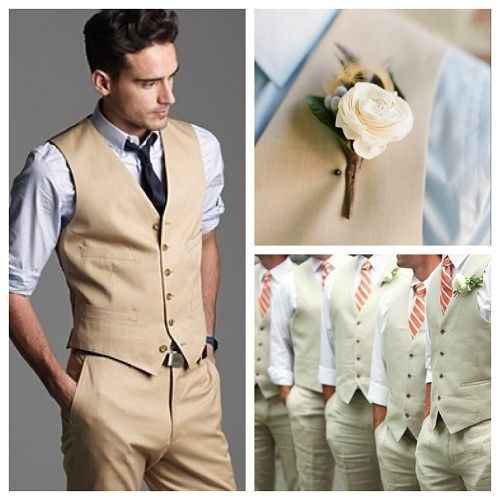 Traje novio moderno
