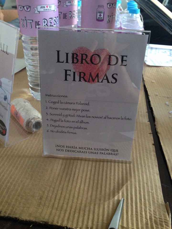 Cartel Libro de Firmas