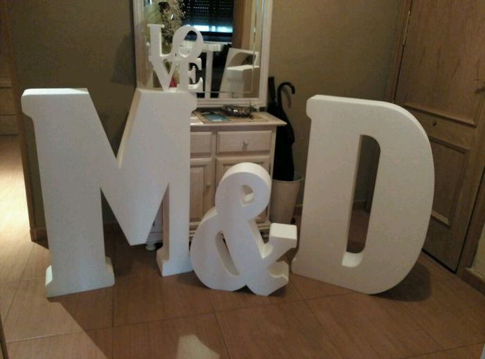Iniciales de boda en chalindd - 1
