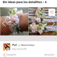 Pulseras hechas con el vestido!! - 1