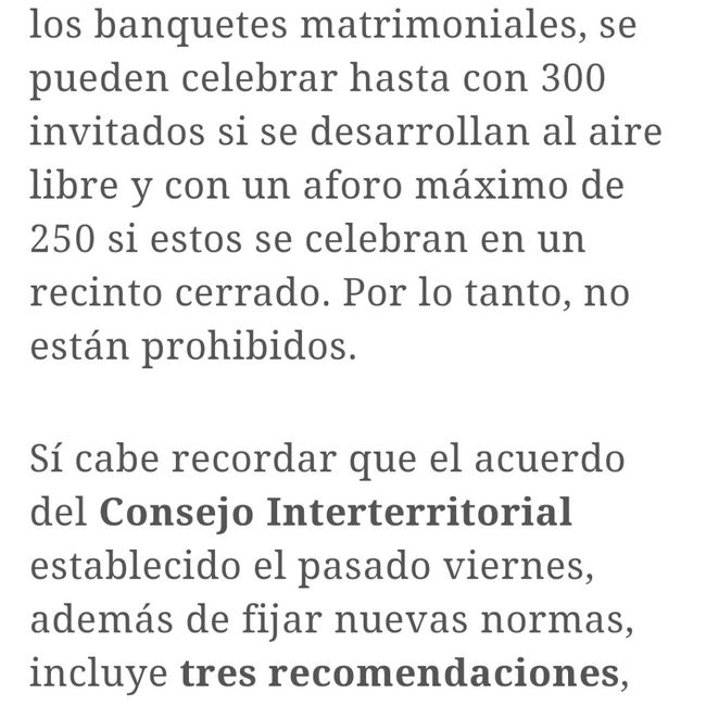 Sabéis cómo están siendo las bodas Covid? 1