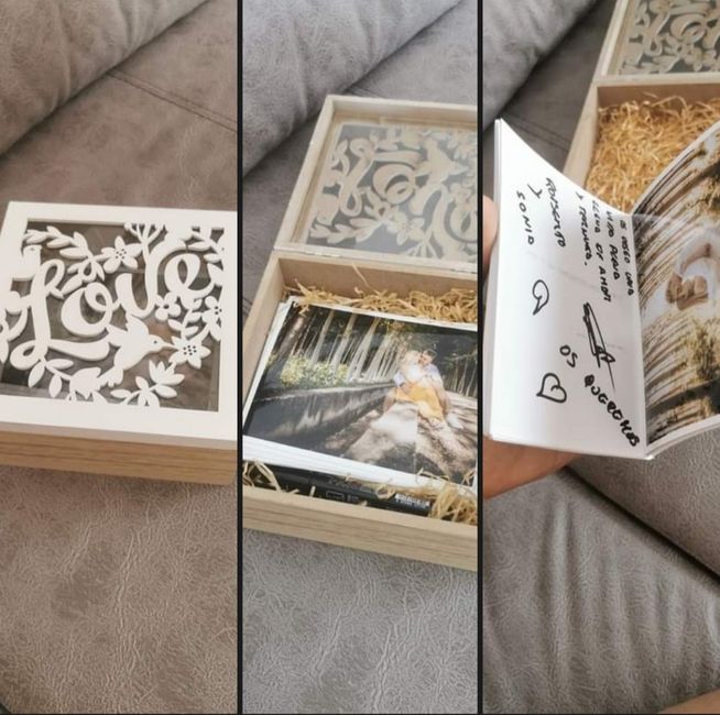 Forros de Preboda como cajita de firmas 1