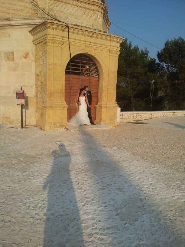 Haciendonos las fotos