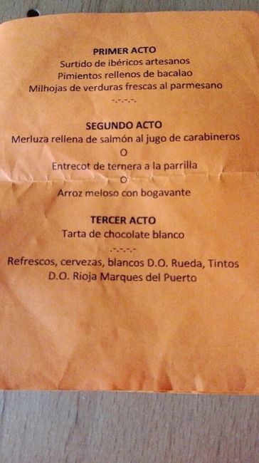 Menú o carta? - 1