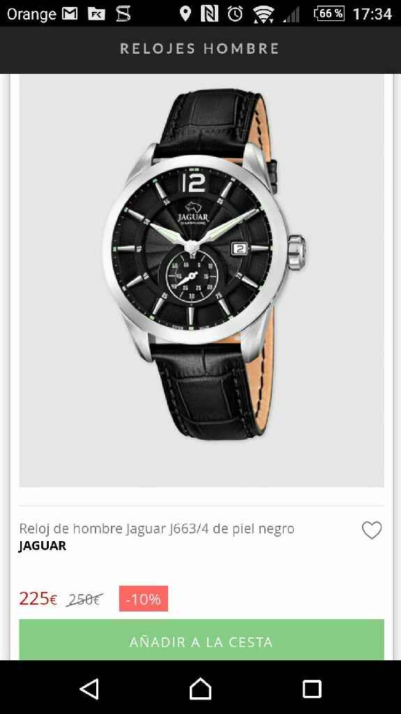 Regalo novio: reloj - 1