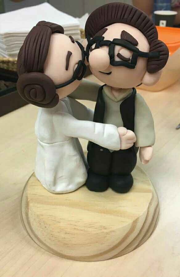 Nuestros muñecos de la tarta. up + star wars - 1