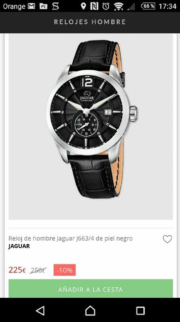 Regalo novio: reloj - 1