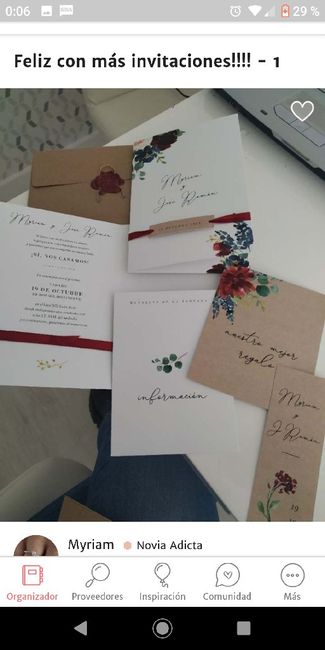 Ahora si...invitaciones terminadas 😍👏 - 1