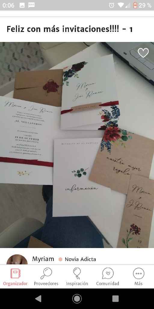 Ahora si...invitaciones terminadas 😍👏 - 1