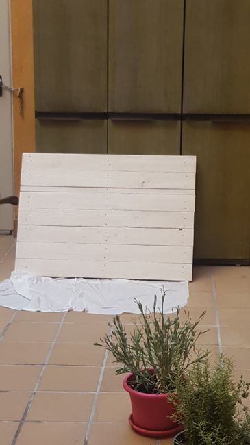 pintado inicial palet