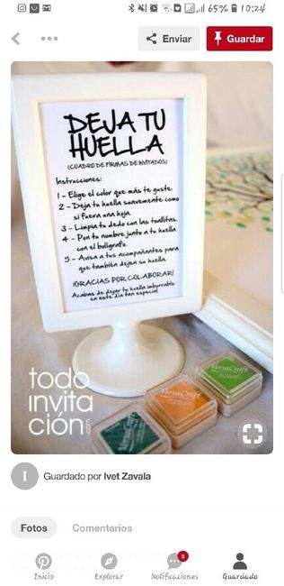 Láminas de huellas y cartel de aquí llega la novia - 1