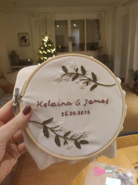 Portalianzas bordado - 2