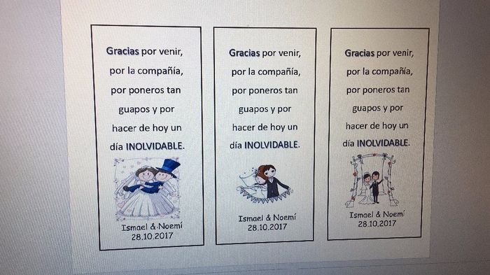 Tarjeta de agradecimiento