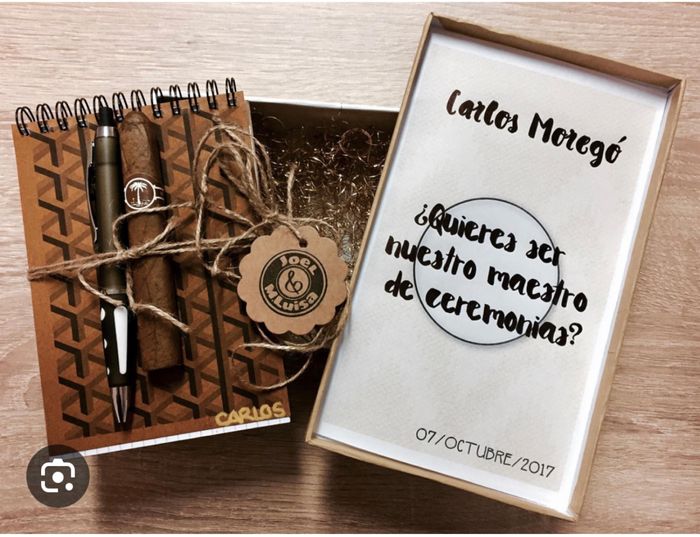 Detalles para pedir que sean testigos, damas etc 5