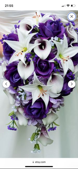 Ramo azul y violeta 4