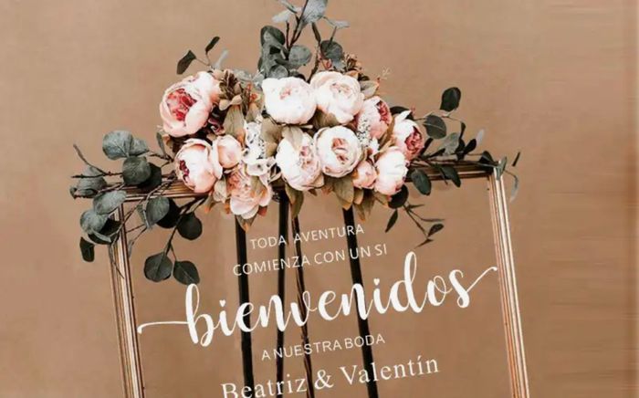 Cartelería para la boda terminada 1