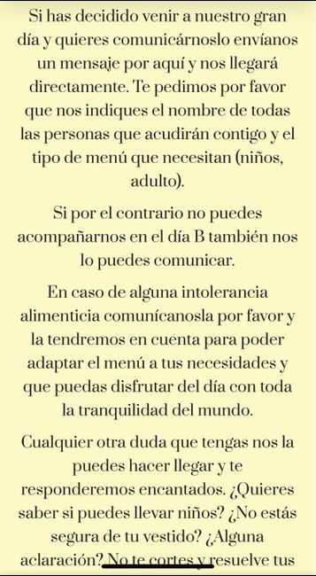 Mensaje confirmaciones asistentes 1