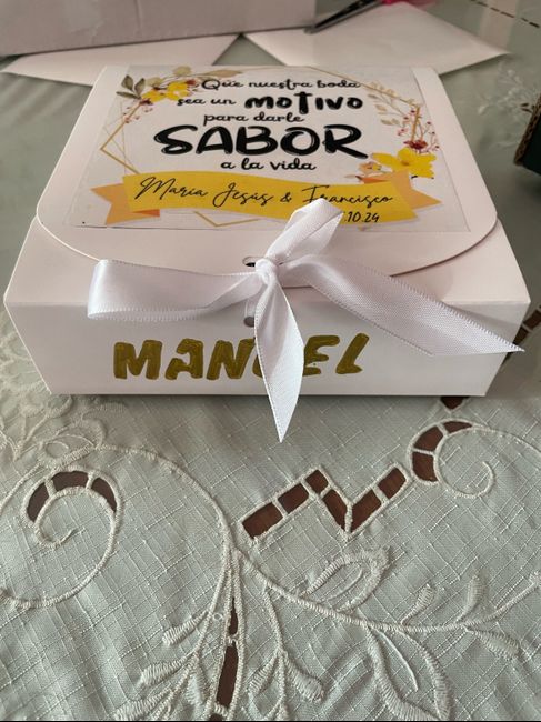 Empaquetando regalos de los invitados 2