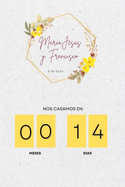 a 14 días y no me queda ningún pendiente 1