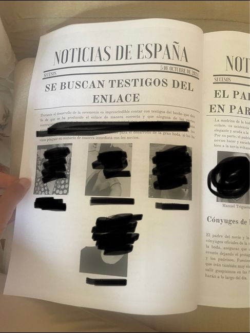 Periódico de nuestra boda 8