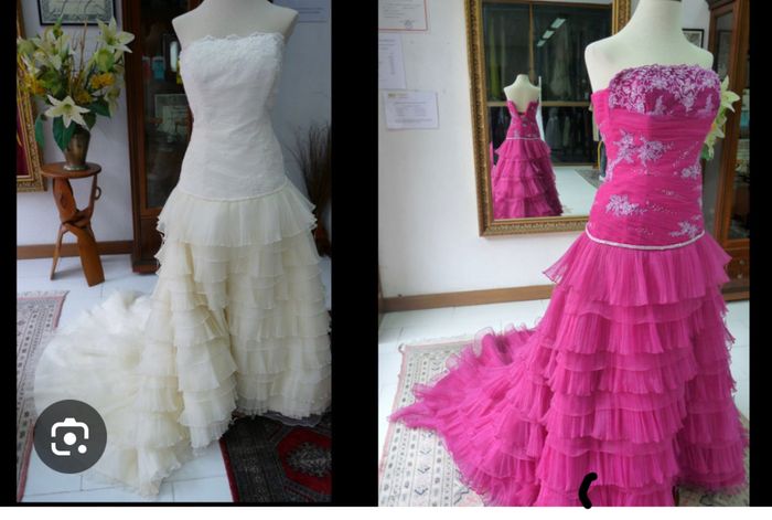 Reutilizar el vestido de novia (customizado). 1