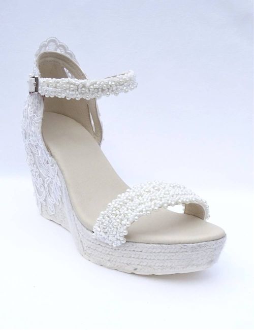 ¿Cuñas como calzado de novia? 6