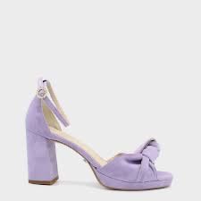 Tacones de color lila 6