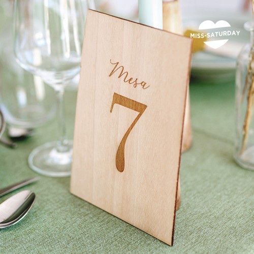 Números de mesa 6