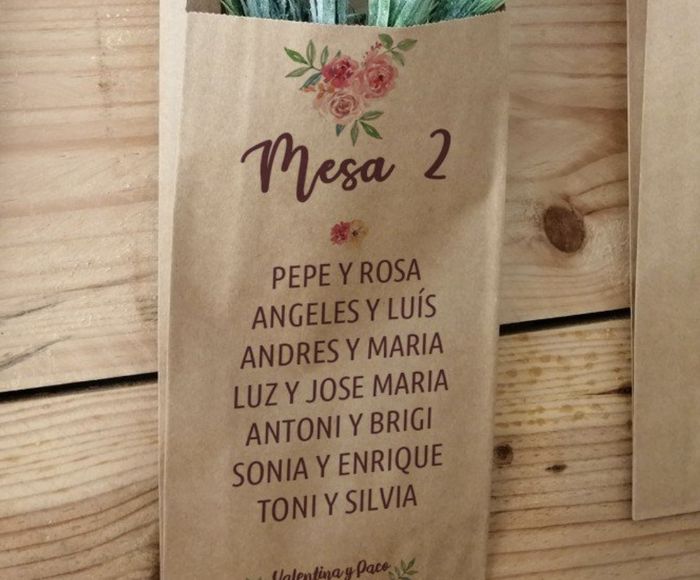 Bolsas kraft para bodas 2