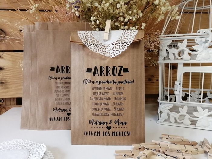 Bolsas kraft para bodas 6