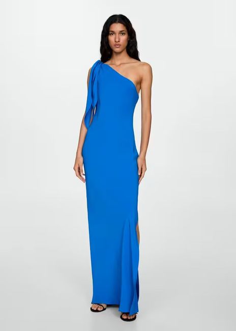 Vestidos lisos de invitada en Mango con descuentos 7