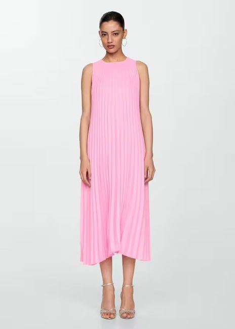 Vestidos lisos de invitada en Mango con descuentos 10