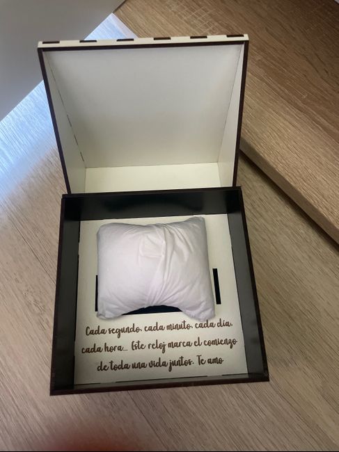 caja regalo reloj  novio 3