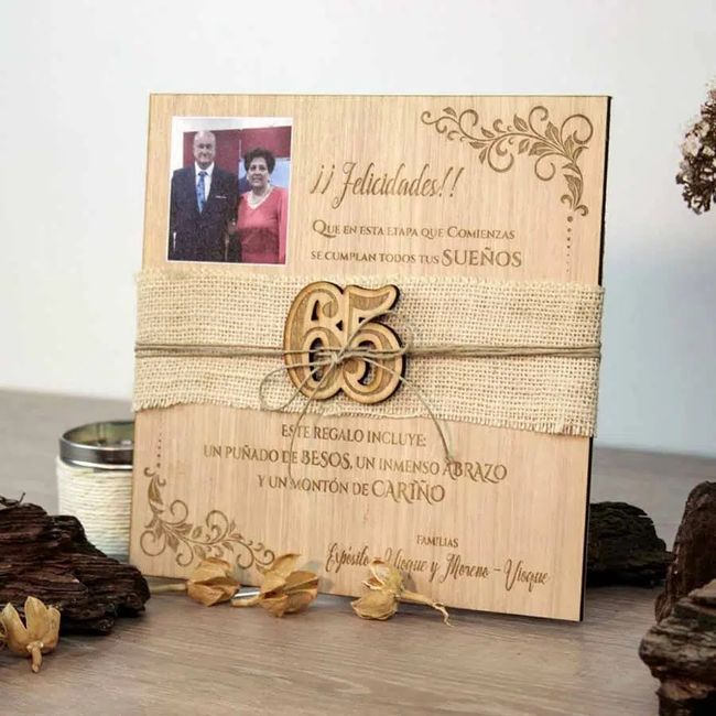Regalo para aniversario de boda de un familiar 2