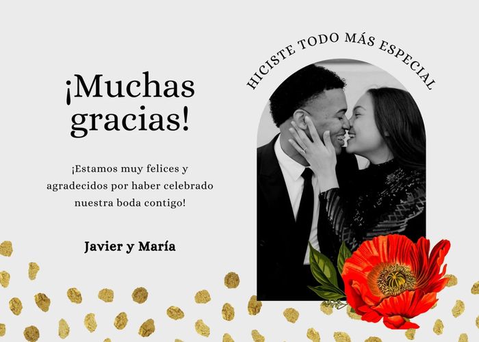 Tarjetas de agradecimiento 1