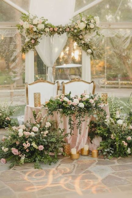 Diferentes estilos de mesa nupcial 4