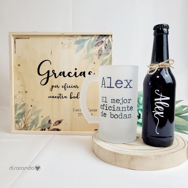 Detalle oficiante boda... 2