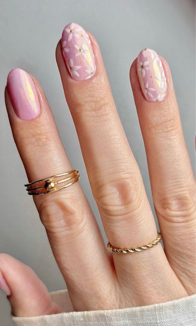 Uñas para novias de verano ☀️ 14