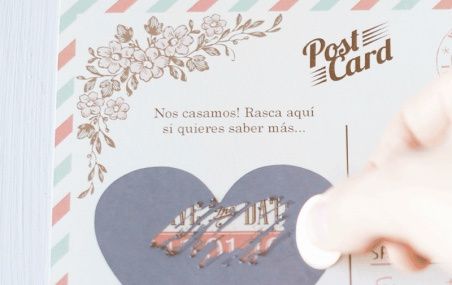 Invitaciones de boda con rasca: una forma original de sorprender a los invitados 1